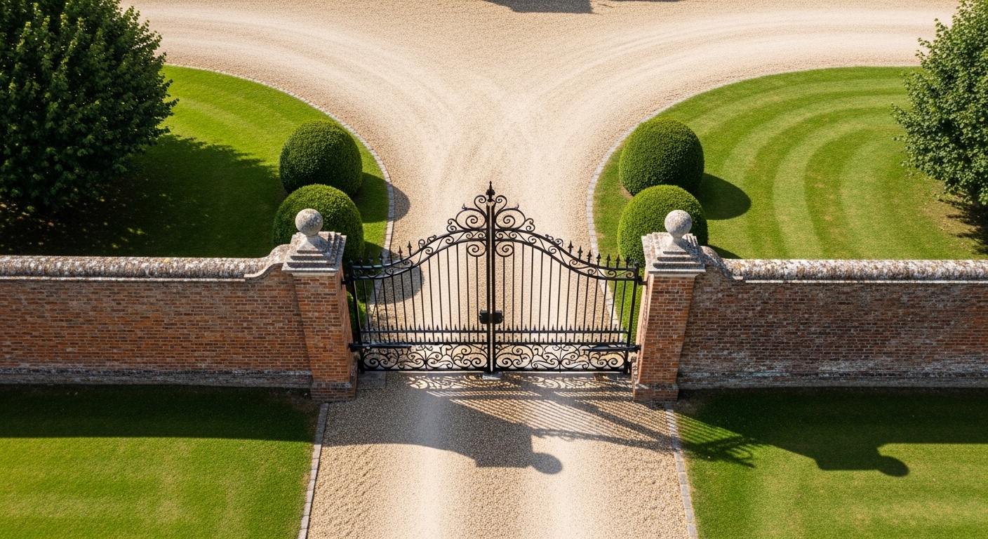 Can You Install Driveway Gates on a Sloped Driveway